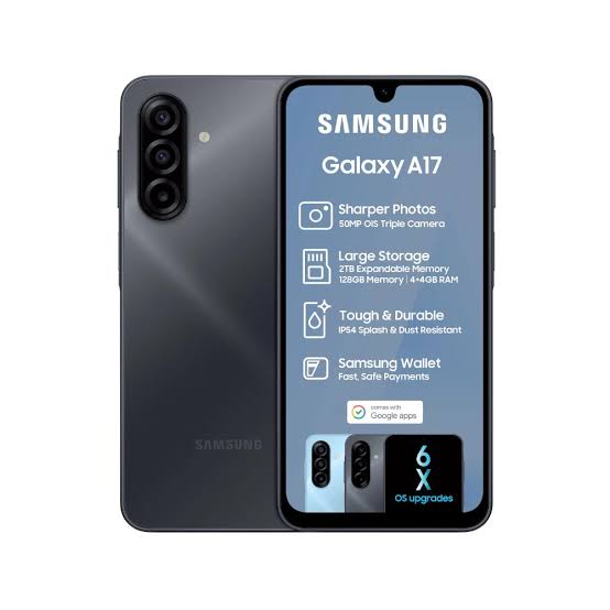 Samsung Galaxy A17 5G écran AMOLED 6,7 pouces, 128 Go