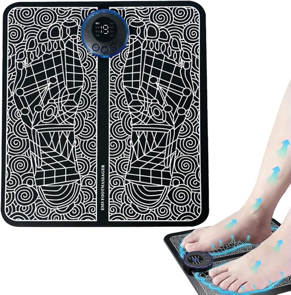 Tapis de massage EMS pour pieds, relaxation et circulation