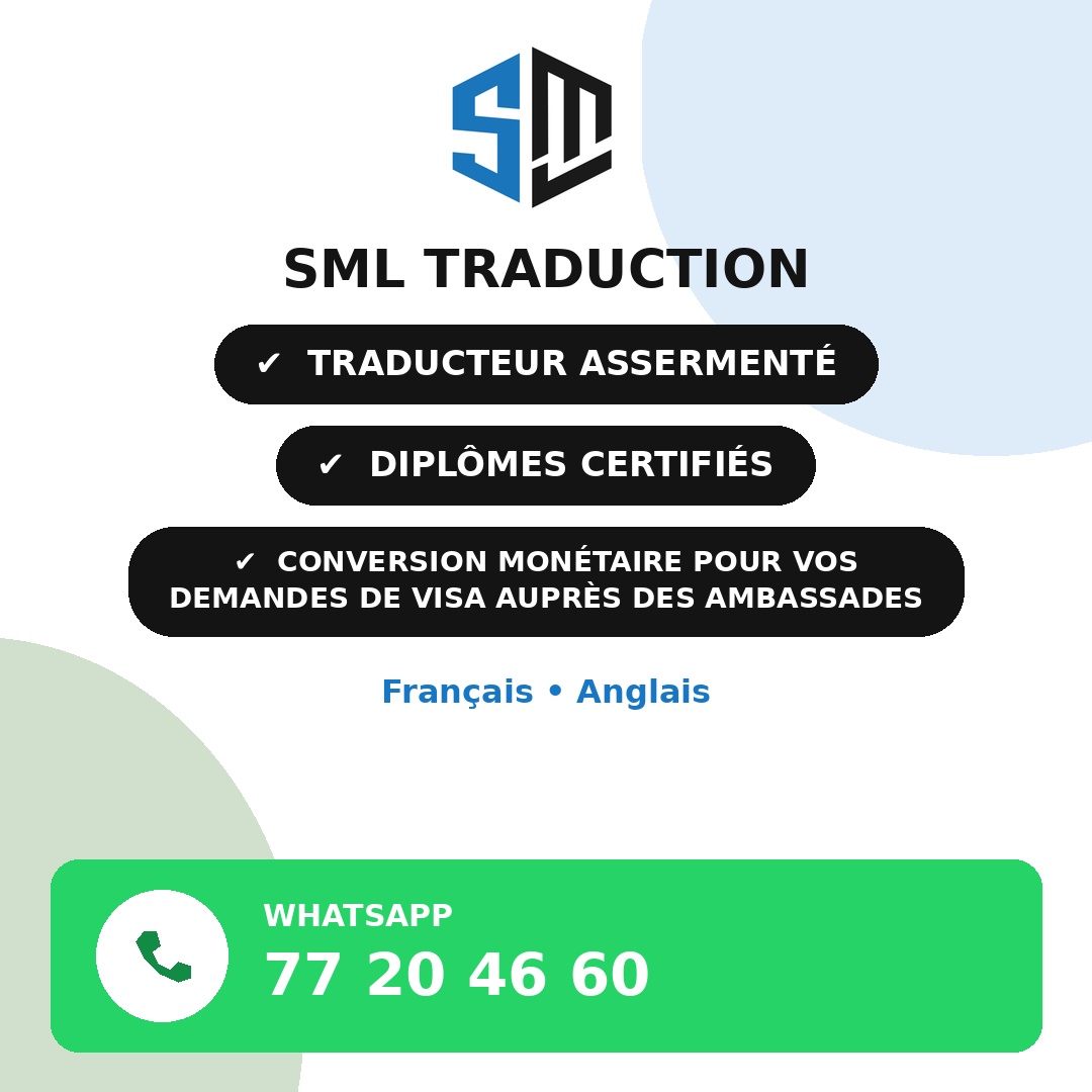 Traducteur assermenté pour diplômes et demandes de visas