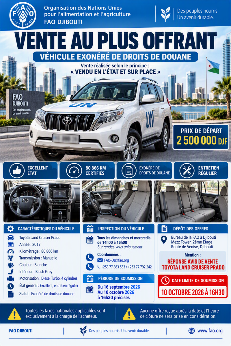Toyota Land Cruiser Prado en l’état