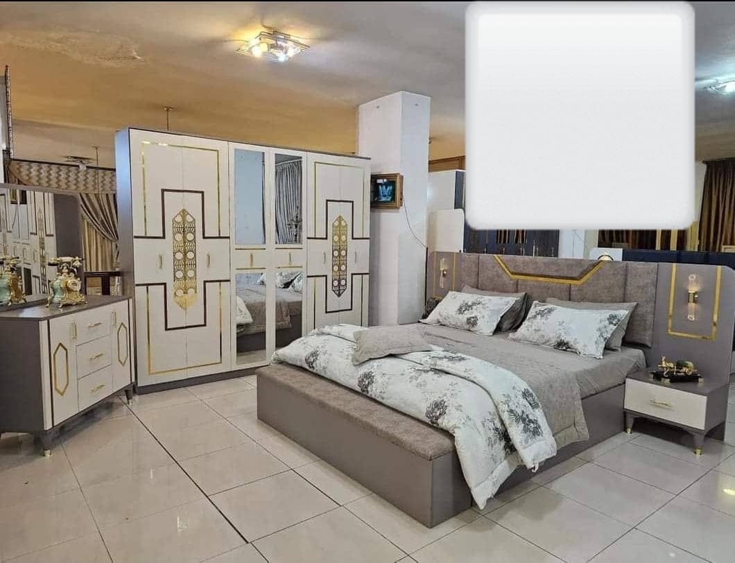 Chambre à coucher neuve en bois, design moderne