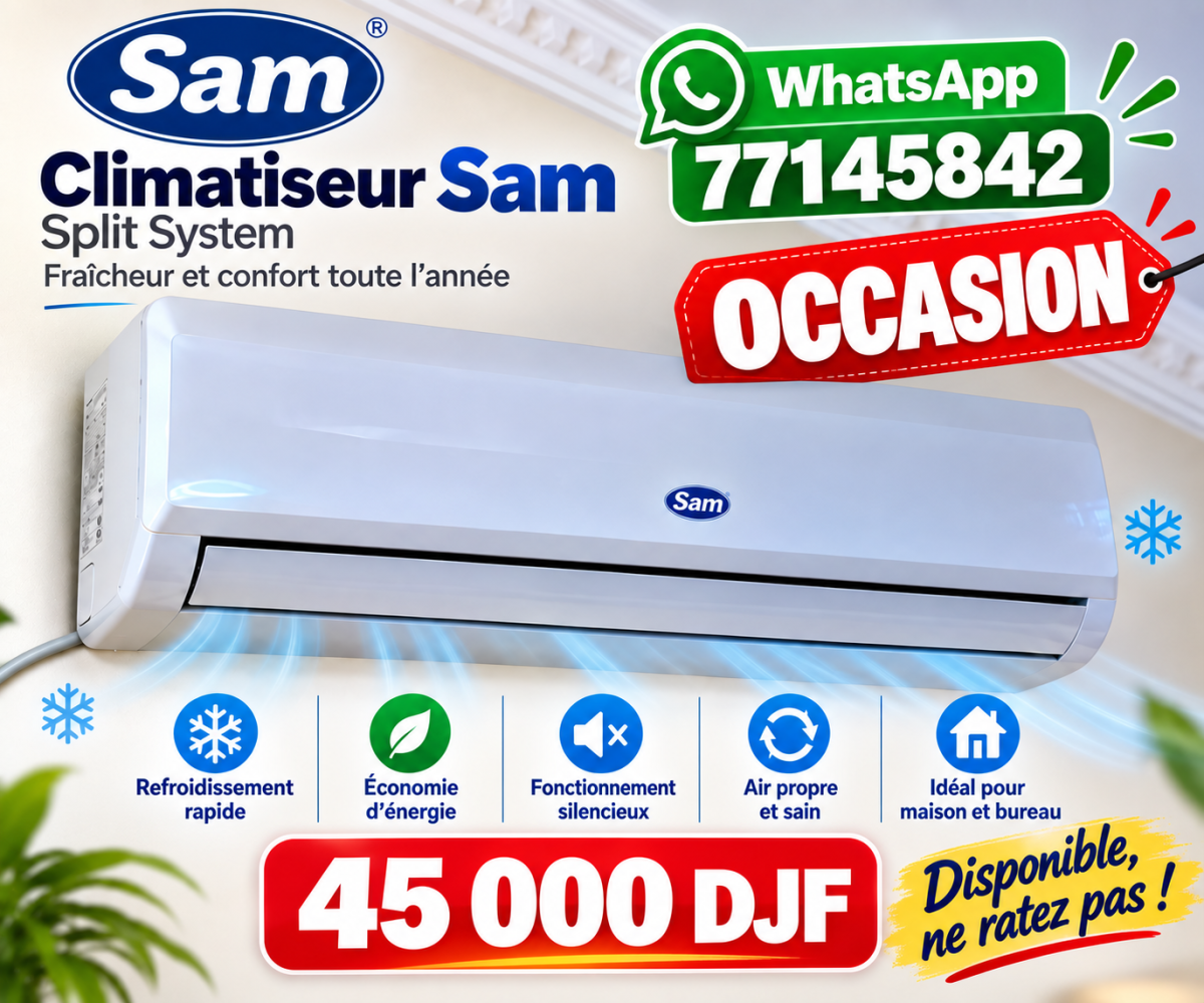 Climatiseur quasi neuf, usage quelques mois