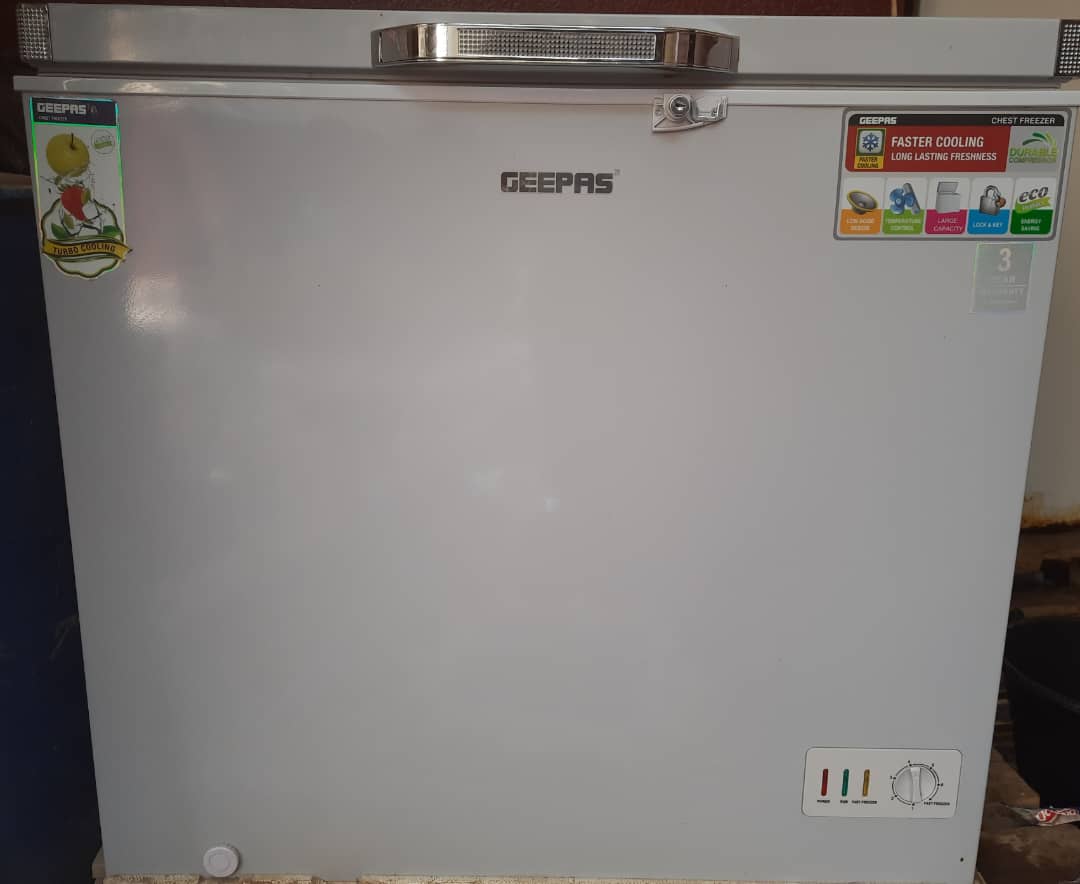 Congélateur GEEPAS 204L modèle GCF2550SAX en bon état