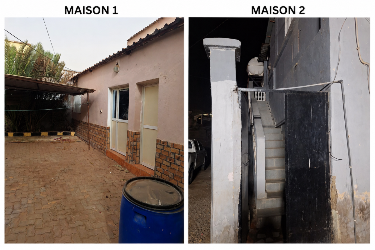 DEUX MAISONS À LOUER À AMBOULI