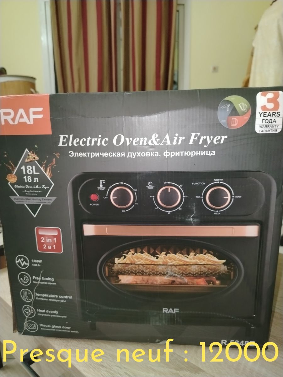 Four multifonction 18 L avec fonction air fryer et micro-ondes