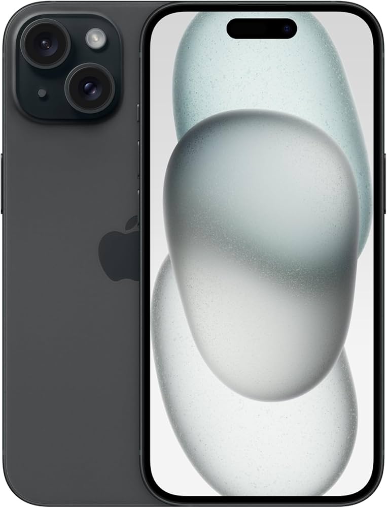 iPhone 15 Noir, batterie 100% neuve 256gb