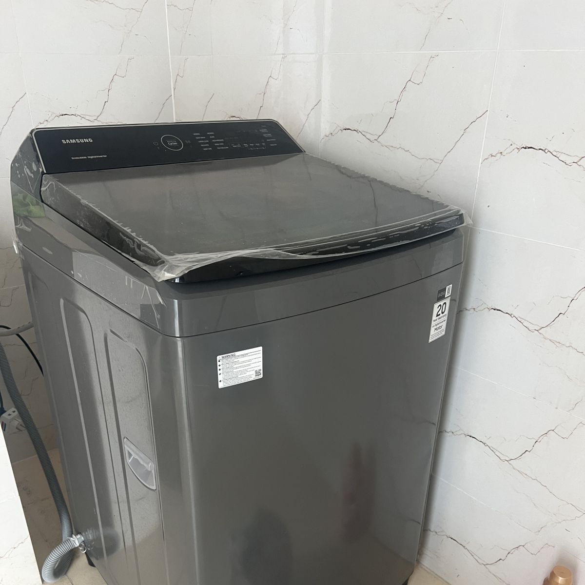 Machine à laver Samsung 16 kg Top Loader EcoBubble comme neuve