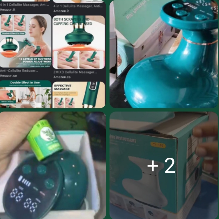 Appareil de massage avec chargeur et crème anti-vergetures