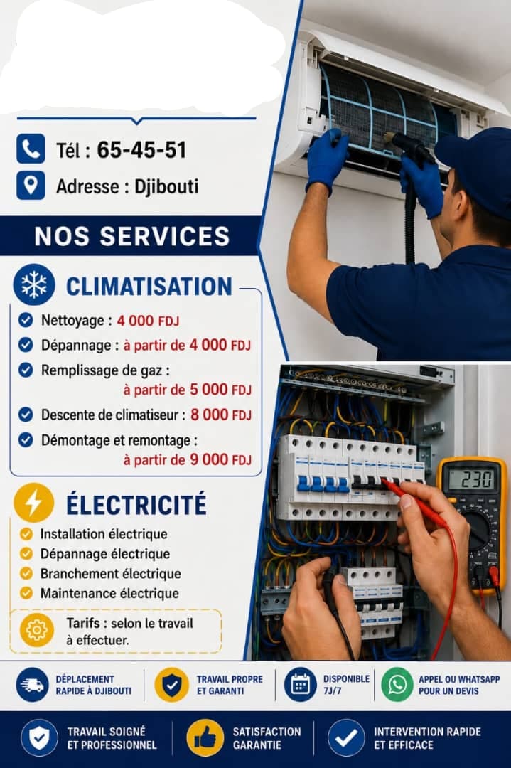 Maintenance multiservice électricité et climatisation professionnelle