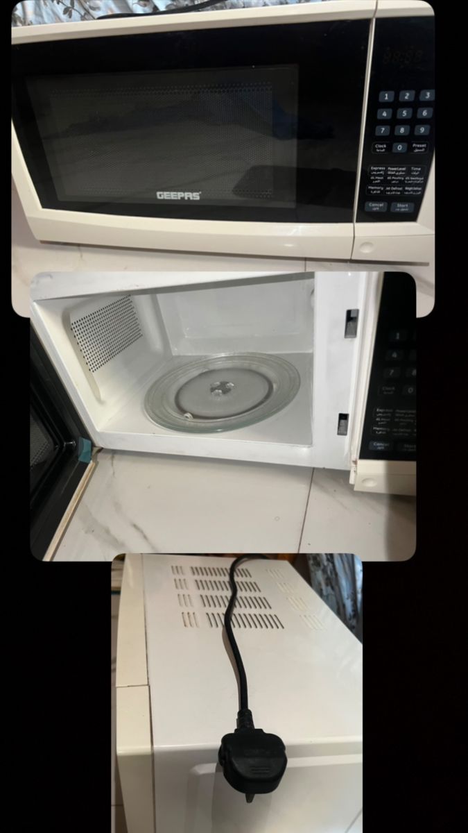 Micro-ondes digital Geepas GMO1895-20LD 20L en bon état
