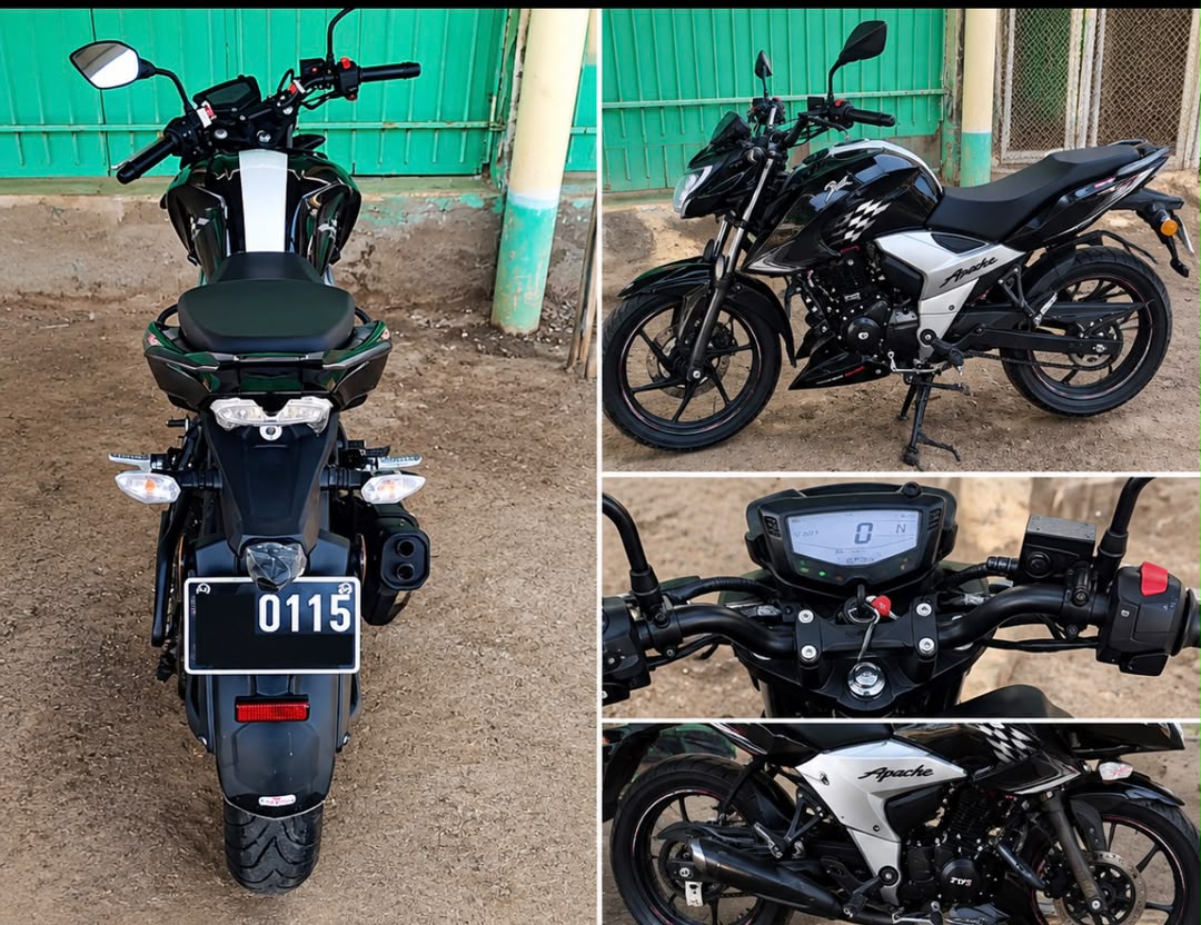 Moto TVS Apache 160 4V, comme neuve
