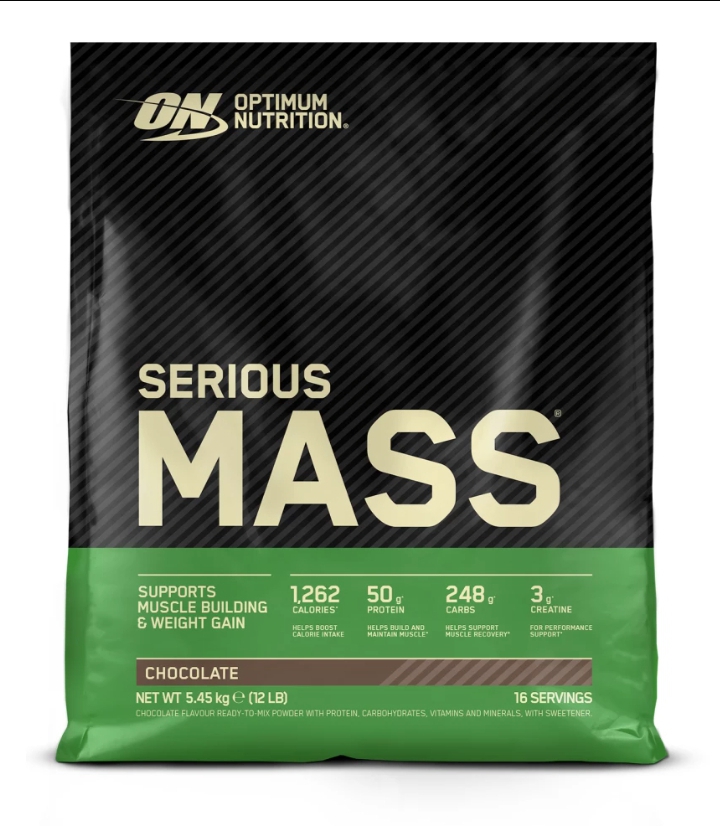 Serious Mass Optimum Nutrition 12 lb saveur chocolat neuf