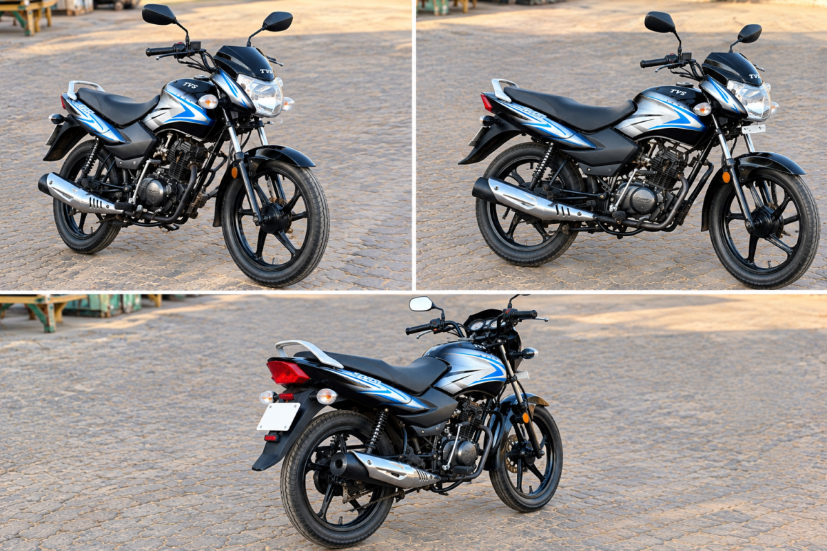 Moto TVS récente en bon état