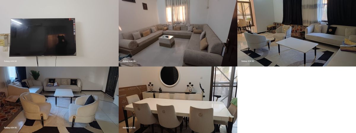 Mobilier salon marocain et salle à manger en bon état