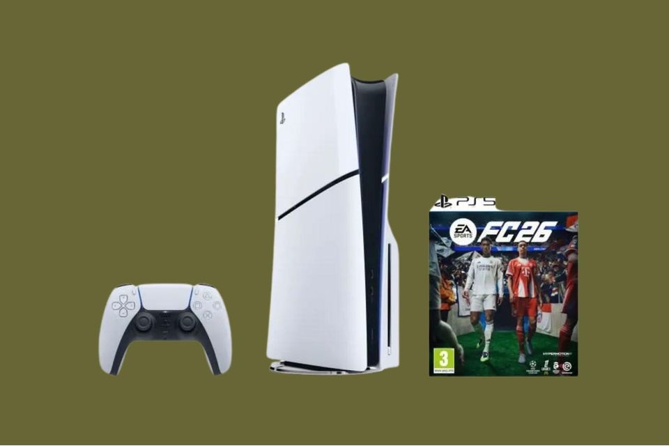 Console PlayStation 5 comme neuve avec manette et jeu FC 26
