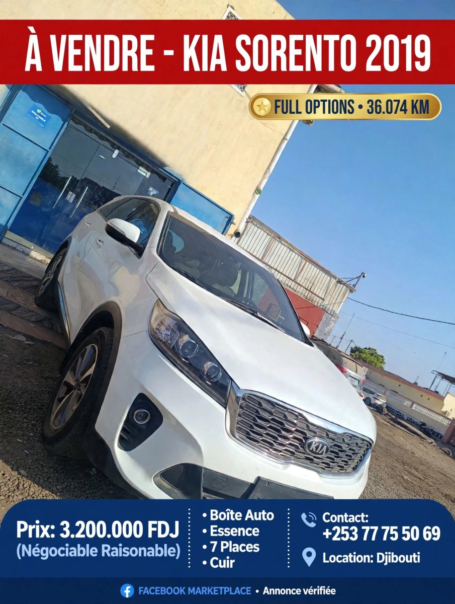 Kia Sorento 2019 Essence Automatique 7 Places Full Options