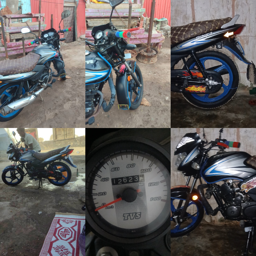 Moto TVS 100cc en excellent état.