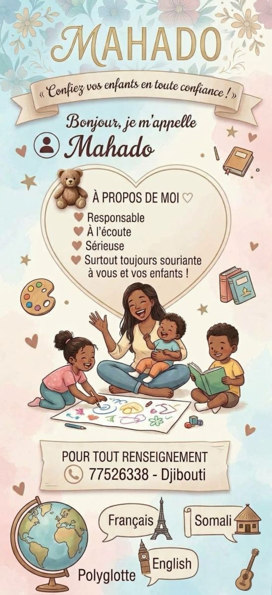 Baby-sitting à domicile, sérieuse et attentive
