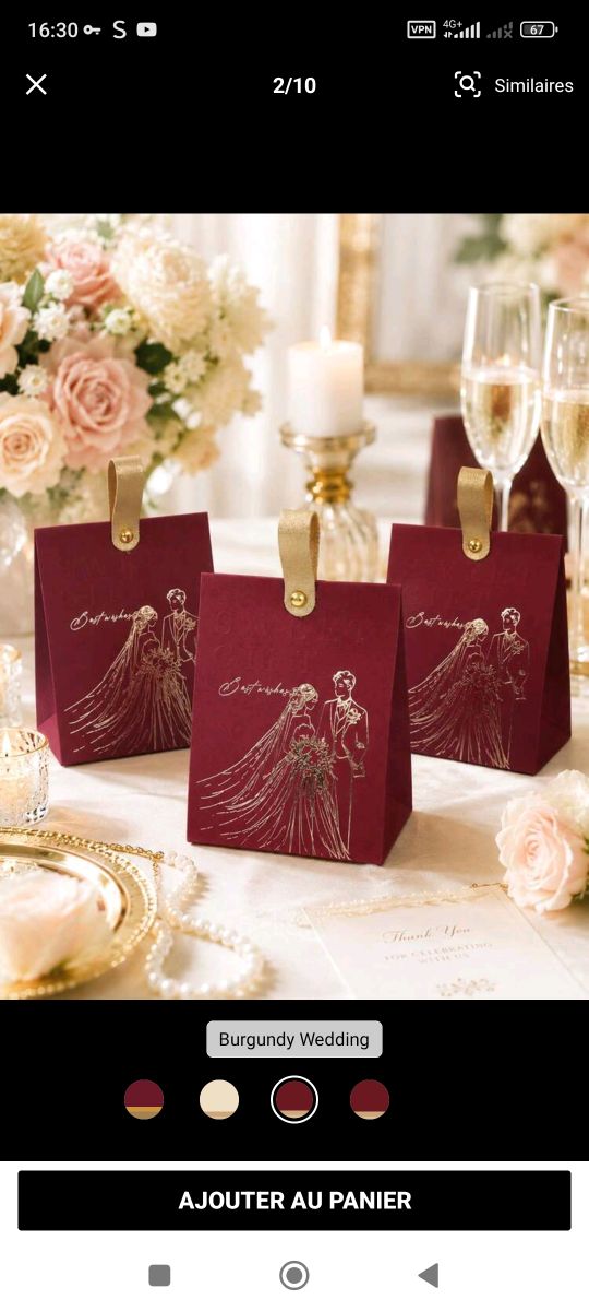 Boîtes à dragées mariage et anniversaire