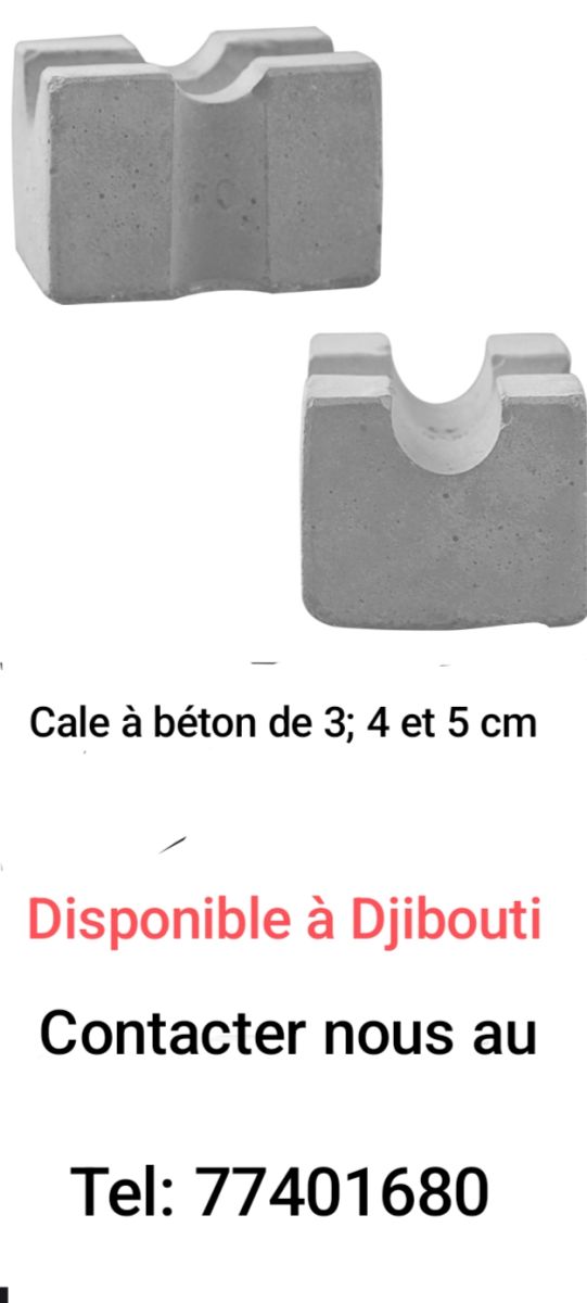 Cales à béton pour armatures en maçonnerie