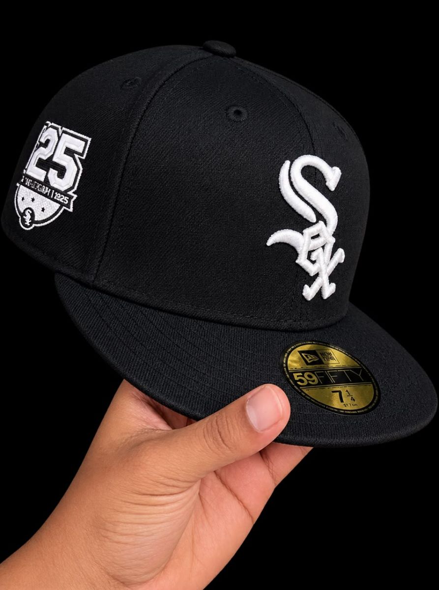 Casquette New Era Chicago White Sox noire et blanche