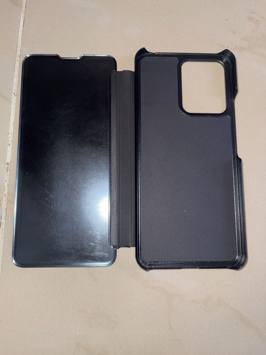Coque à rabat noire élégante pour Redmi 13C avec protection intégrale