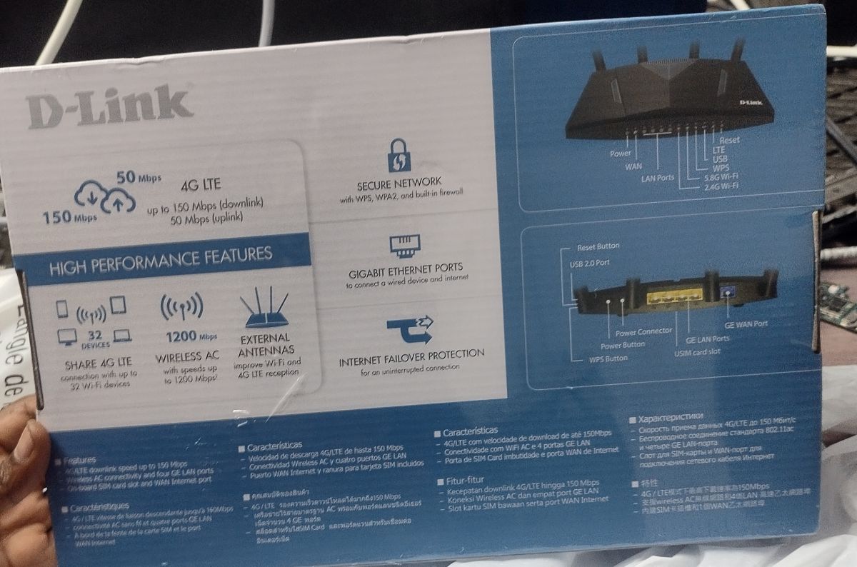 Routeur 4G LTE D-Link neuf dans sa boite
