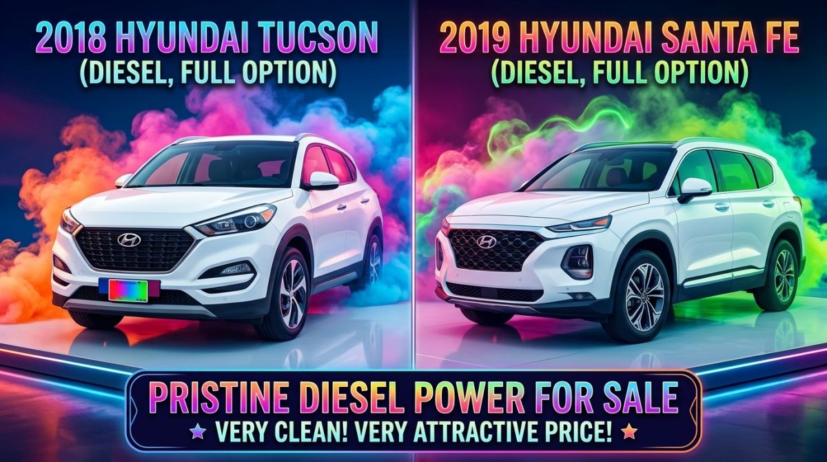 Hyundai Tucson 2018 et Santa Fe 2019 diesel automatique en excellent état