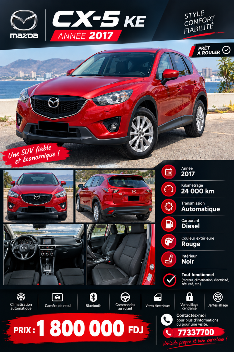 Mazda CX-5 2022 en excellent état, prêt à l\'essai