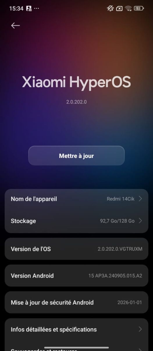 Redmi 14 128 Go avec stockage performant et négociable