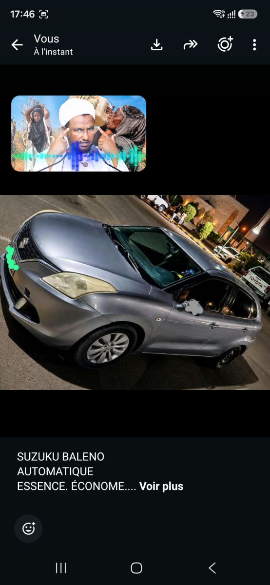 Suzuki Baleno essence 2016, boîte automatique, bien entretenue