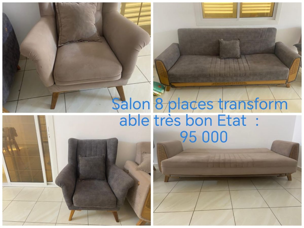 Vente de meubles, salon, lits et électroménagers