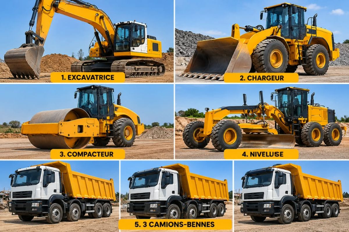 Vente d’engins de chantier et de travaux publics en très bon état